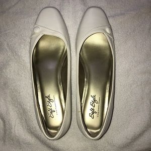 Soft Style White Heels